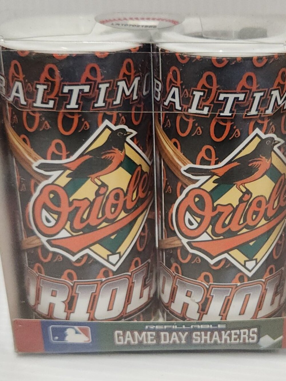 2 Sets Mlb Game Day Shakers Salt And Pepper Set Baltimore Orioles Orange 167